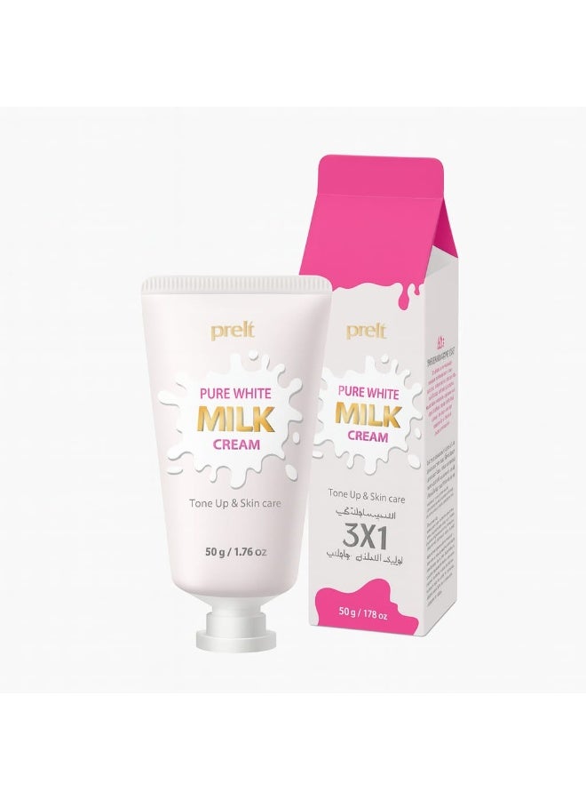PRRETI Milk Extract Skin Lightening and Moisturizing Cream - 50g - Image 4